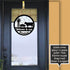 Farmhouse Welcome Door Hanger SVG File-For Laser Engraving